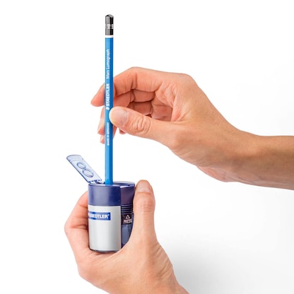 Artikelbild 3 für STAEDTLER Dosenspitzer doppelt Design 512 blau, Artikelnummer 615862