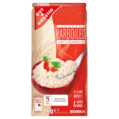 Artikelbild für GUT&GÜNSTIG Parboiled Reis 1,0 kg, Artikelnummer 257859