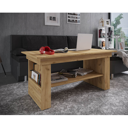 Artikelbild 6 für VCM my home Kobila Couchtisch eiche 157,0 x 65,0 x 52,5 - 59,0 cm, Artikelnummer 390144