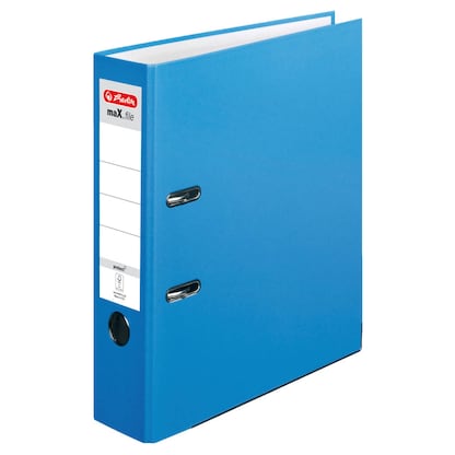Artikelbild für herlitz maX.file protect Ordner blau, acqua Kunststoff 8,0 cm DIN A4, Artikelnummer 928313