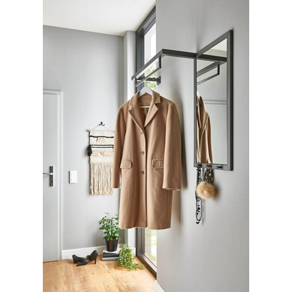 Artikelbild 3 für HAKU Möbel Wandgarderobe 16896 anthrazit Metall 3 Haken 108,0 x 75,0 cm, Artikelnummer 551186