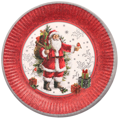 Artikelbild für 10 PAPSTAR Pappteller HoHoHo Ø 23,0 cm, Artikelnummer 932069