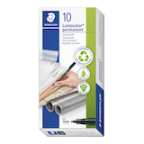 Artikelbild 1 für 10 STAEDTLER Lumocolor Folienstifte schwarz 1,0 mm permanent, Artikelnummer 147686