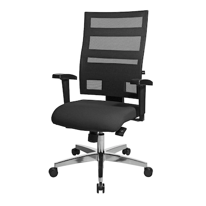 Artikelbild 3 für Topstar Bürostuhl X-Pander, 959T T200 Stoff schwarz, Gestell alu, Artikelnummer 399889