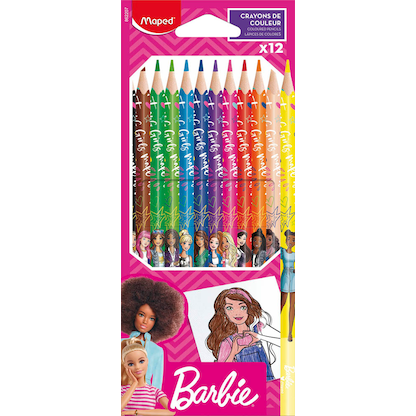 Artikelbild 20 für maped Barbie Buntstifte farbsortiert, 12 St., Artikelnummer 260446
