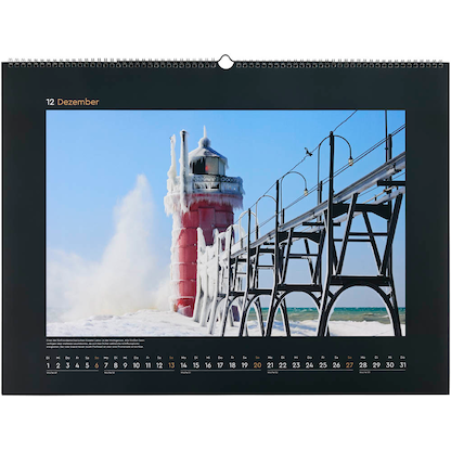 Artikelbild 13 für KUNTH Monats-Wandkalender Leuchttürme 2026, Artikelnummer 575919