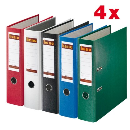 Artikelbild 21 für 20 bene No1 POWER Ordner farbsortiert Kunststoff 8,0 cm DIN A4, Artikelnummer 185314