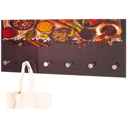 Artikelbild 4 für HAKU Möbel Wandgarderobe 17988 Motiv Metall 6 Haken 70,0 x 30,0 cm, Artikelnummer 551517