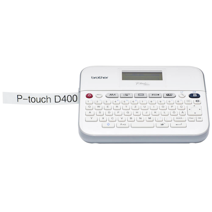 Artikelbild 4 für brother P-touch D400 Beschriftungsgerät-Set weiß, grau, Artikelnummer 200517