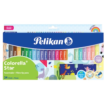 Artikelbild 3 für Pelikan Colorella Star C302 Filzstifte farbsortiert, 24 St., Artikelnummer 929036