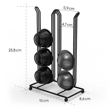 Artikelbild 4 für xavax® Kapselspender schwarz, 1 St., Artikelnummer 275889