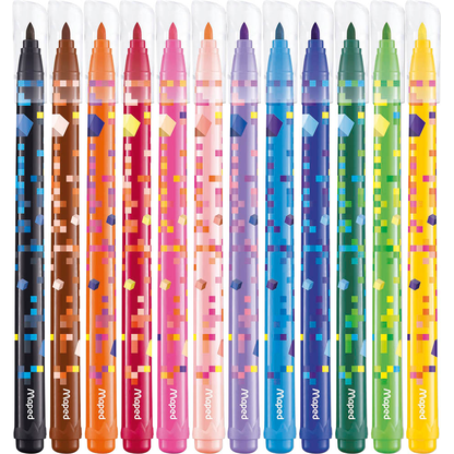 Artikelbild 23 für maped PIXEL Party Filzstifte farbsortiert, 12 St., Artikelnummer 260347