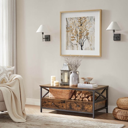 Artikelbild 8 für VASAGLE Couchtisch braun 100,0 x 55,0 x 45,0 cm, Artikelnummer 289829