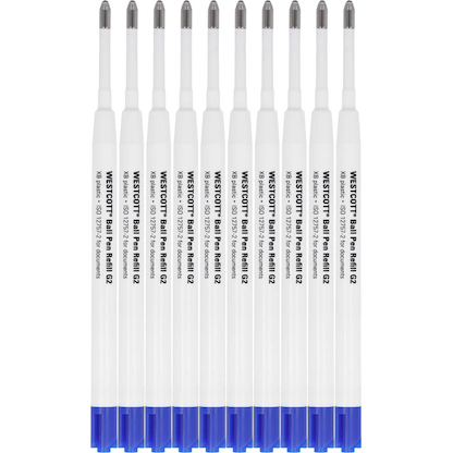 Artikelbild 2 für WESTCOTT Kugelschreiberminen XB blau, 10 St., Artikelnummer 333589