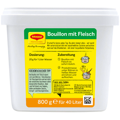 Artikelbild 4 für Maggi® Bouillon mit Fleisch 800,0 g, Artikelnummer 691309