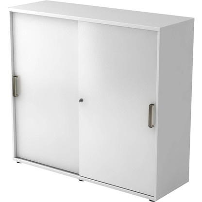 Artikelbild 5 für HAMMERBACHER Schiebetürenschrank Unni SE1, V1753S/W/W/SG weiß 2 Fachböden 120,0 x 40,0 x 110,0 cm, Artikelnummer 402798