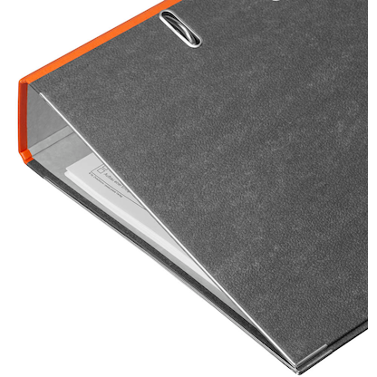 Artikelbild 4 für AKTION: 10 LEITZ 1080 Ordner orange marmoriert Karton 8,0 cm DIN A4, Artikelnummer 653786