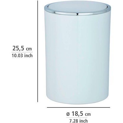 Artikelbild 2 für WENKO Inca Kosmetikeimer 5,0 l weiß, Artikelnummer 664674