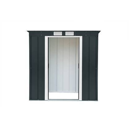 Artikelbild 4 für tepro Gerätehaus Pent Roof Eco 6x4, anthrazit, Artikelnummer 328999