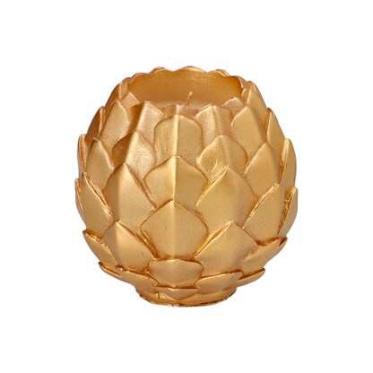 Artikelbild für STARPAK Kugelkerze Pine Cone gold, Artikelnummer 313146