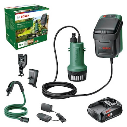 Artikelbild 2 für BOSCH Home & Garden Regenfasspumpe 18V-2000, mit 1 Akku, Artikelnummer 467609