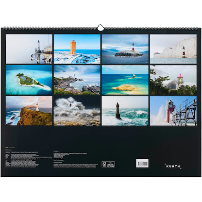 Artikelbild 14 für KUNTH Monats-Wandkalender Leuchttürme 2026, Artikelnummer 575919