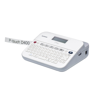 Artikelbild 2 für brother P-touch D400 Beschriftungsgerät-Set weiß, grau, Artikelnummer 200517