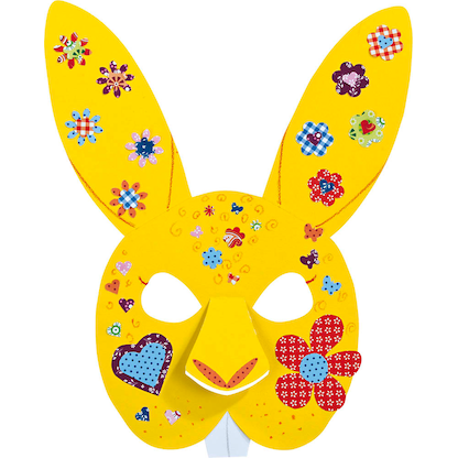 Artikelbild 12 für folia Bastelset Kindermasken weiß 6 St., Artikelnummer 479083