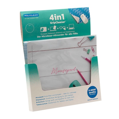 Artikelbild 3 für POLYCLEAN Mousepad 4-in-1 weiß, Artikelnummer 620528
