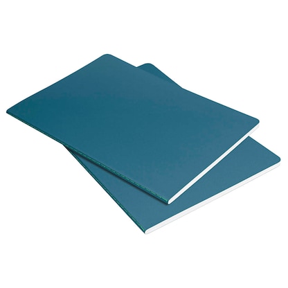 Artikelbild 2 für 2 SIGEL Notizhefte Linescape DIN A5 kariert, mittelblau, neon-grün Softcover 68 Seiten, Artikelnummer 630818