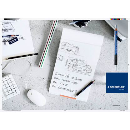 Artikelbild 5 für STAEDTLER MARSMICRO Druckbleistift blau HB 0,5 mm, 1 St., Artikelnummer 125617