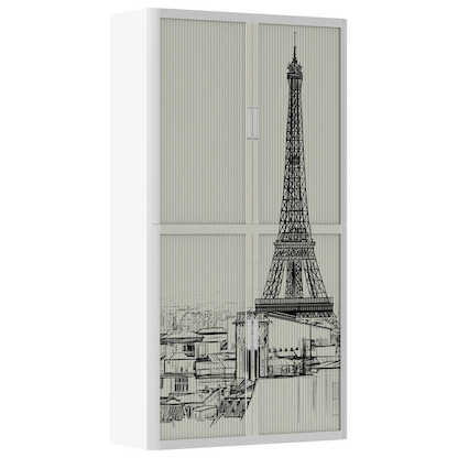 Artikelbild für PAPERFLOW easyOffice Rollladenschrank 62120ST ohne Fachböden 110,0 x 41,5 x 204,0 cm, Artikelnummer 541401