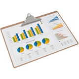 Artikelbild 1 für MAUL Klemmbrett 2392870 DIN A3 quer braun Holzhartfaser, 1 St., Artikelnummer 646214