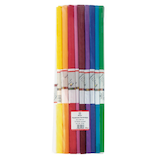 Artikelbild 1 für Werola Krepppapier Aquarola färbt nicht ab farbsortiert 32 g/qm 10 Rollen, Artikelnummer 457395