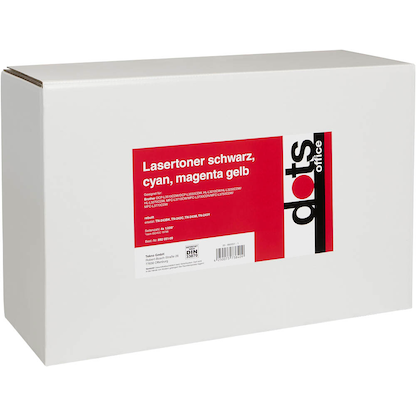 Artikelbild 2 für dots schwarz, cyan, magenta, gelb Toner kompatibel zu brother TN243BK/C/M/Y, 4er-Set, Artikelnummer 892051