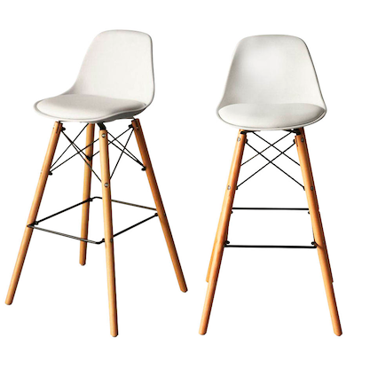 Artikelbild 4 für 2 meet powered by PAPERFLOW Barhocker Steelwood THSTW.23.13 weiß, Artikelnummer 546890