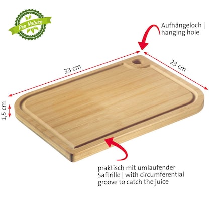 Artikelbild 3 für WESTMARK Schneidebrett braun 33,3 cm, Artikelnummer 997062