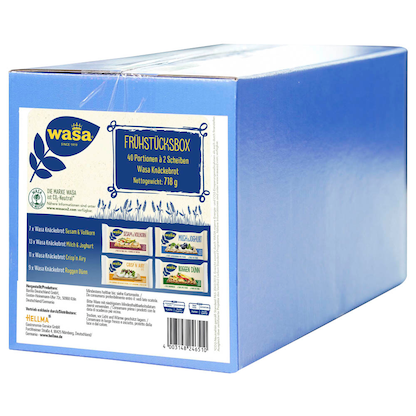 Artikelbild 3 für wasa® Frühstücksbox Knäckebrot 40x 2 St., Artikelnummer 240293