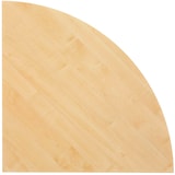 Artikelbild 1 für HAMMERBACHER Verbindungsplatte HE91 ahorn, dreieckig abgerundet 80,0 x 80,0 x 2,5 cm, Artikelnummer 102127