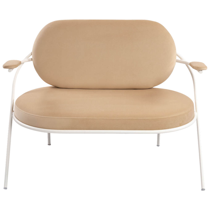 Artikelbild 2 für meet powered by PAPERFLOW 2-Sitzer Sofa SATURNE elfenbein weiß Stoff, 1 St., Artikelnummer 231369