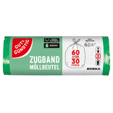 Artikelbild 1 für GUT&GÜNSTIG Müllbeutel 60,0 l grün, 30 St., Artikelnummer 990681