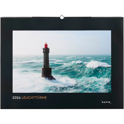 Artikelbild 6 für KUNTH Monats-Wandkalender Leuchttürme 2026, Artikelnummer 575919