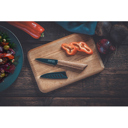 Artikelbild 5 für NIROSTA Küchenmesser Flow Fair schwarz, Klinge: 8,5 cm, 1 St., Artikelnummer 584419