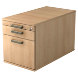 Artikelbild 1 für HAMMERBACHER TC20 Rollcontainer eiche 3 Auszüge 42,8 x 80,0 x 51,2 cm, Artikelnummer 860256