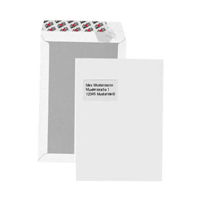 Artikelbild für dots Papprückwandtaschen DIN C4 mit Fenster weiß 50 St., Artikelnummer 118463