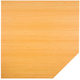 Artikelbild 1 für HAMMERBACHER Verbindungsplatte höhenverstellbar QT12 buche, silber Trapezform 120,0 x 80,0 x 68,0 - 76,0 cm, Artikelnummer 864696