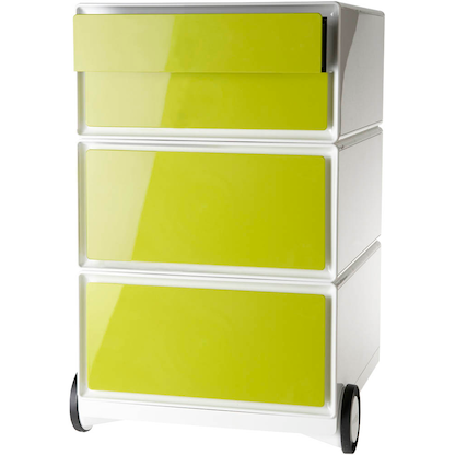 Artikelbild 8 für PAPERFLOW easyBox Rollcontainer weiß, grün 4 Auszüge 39,0 x 43,6 x 64,2 cm, Artikelnummer 170807