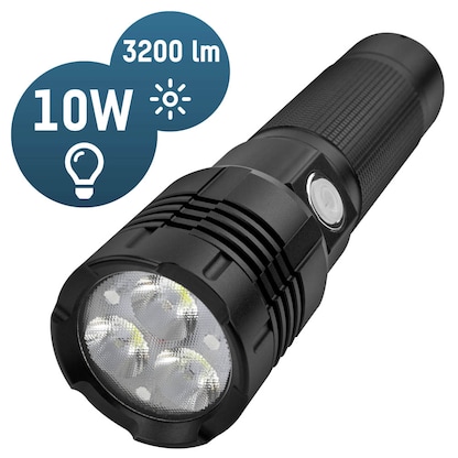 Artikelbild 2 für ANSMANN PRO 3000R LED Taschenlampe schwarz, 5100 mAh, Artikelnummer 105498