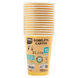 Artikelbild 1 für 15 PROnappe Einweg-Kaffeebecher 200,0 ml, Artikelnummer 346329