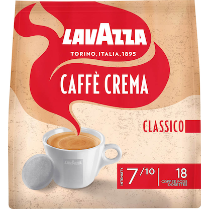 Artikelbild 14 für LAVAZZA Caffé Crema Classico Kaffeepads, Arabica- und Robustabohnen 125,0 g, Artikelnummer 125357